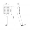 Душевая лейка IMPRESE W070SQT3 - Фото 1